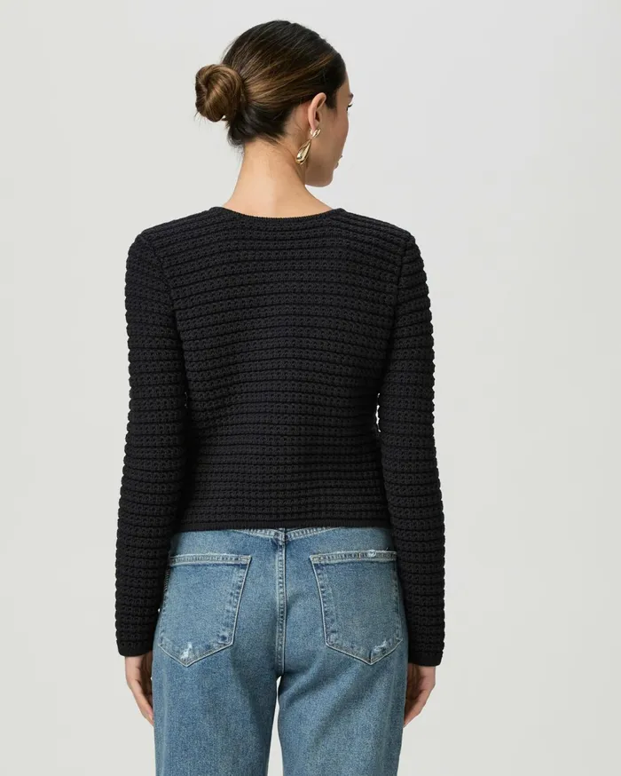 Women Sweaters and Sweatshirts PAIGE Oberon Cardigan 8211 Black Women Sweaters and Sweatshirts PAIGE Oberon Cardigan 8211 Black