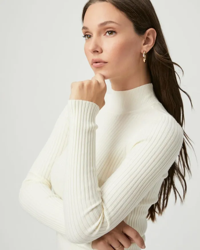 Women Sweaters and Sweatshirts PAIGE Raisa Top 8211 Ivory Women Sweaters and Sweatshirts PAIGE Raisa Top 8211 Ivory