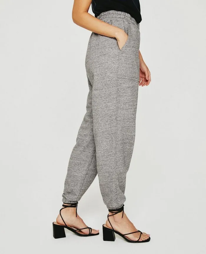 Women Sweatpants AG Jeans Nova Sweatpant Heather Grey Women Sweatpants AG Jeans Nova Sweatpant Heather Grey