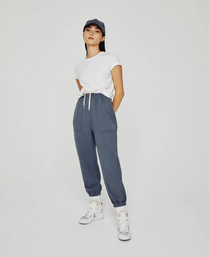 Women Sweatpants AG Jeans Nova Sweatpant Slate Sky
