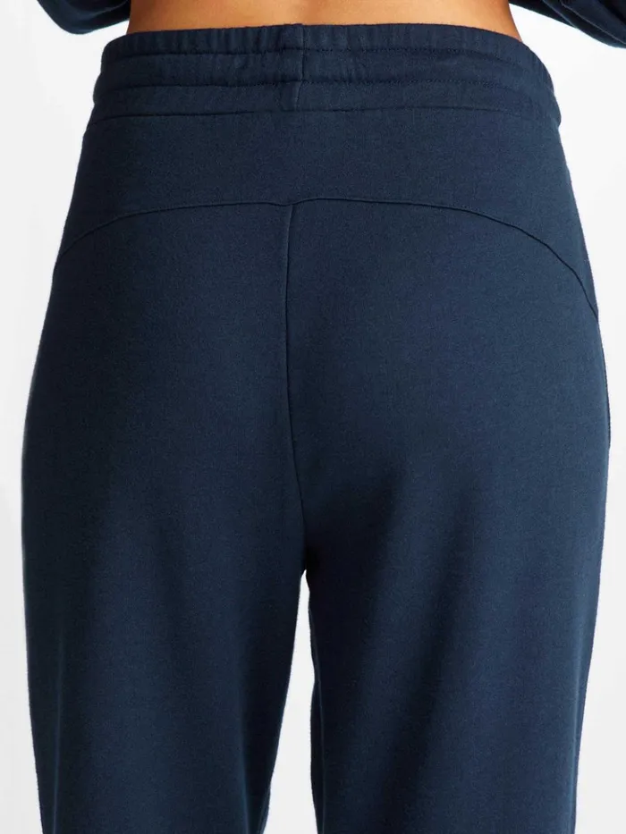 Women Sweatpants Quinn Cotton Modal Stretch Navy Derek Rose Casual Pants