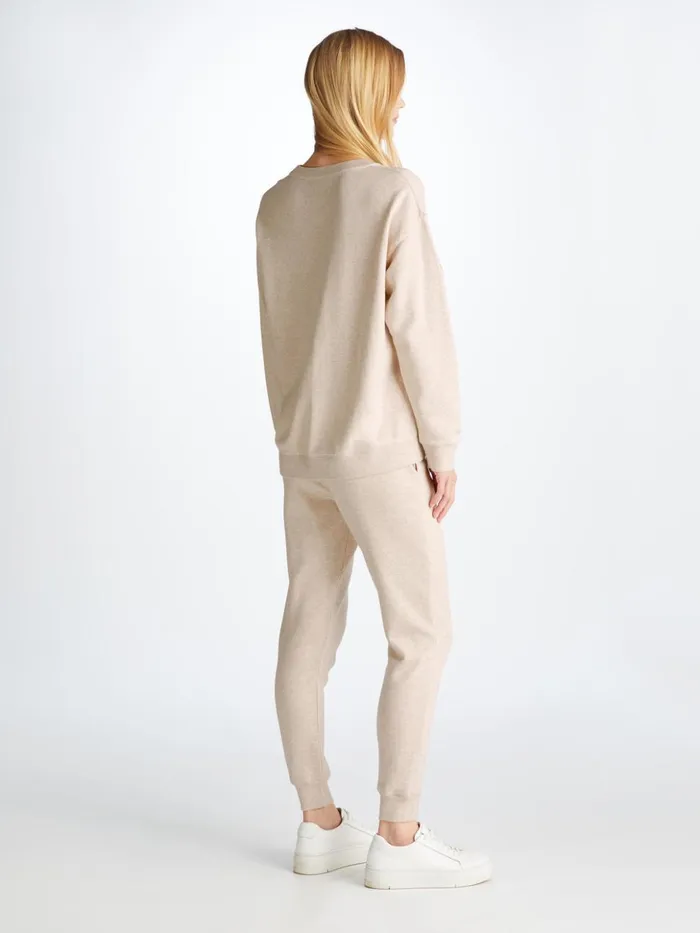 Women Sweatshirt Quinn Cotton Modal Stretch Oat Derek Rose Sweatshirts