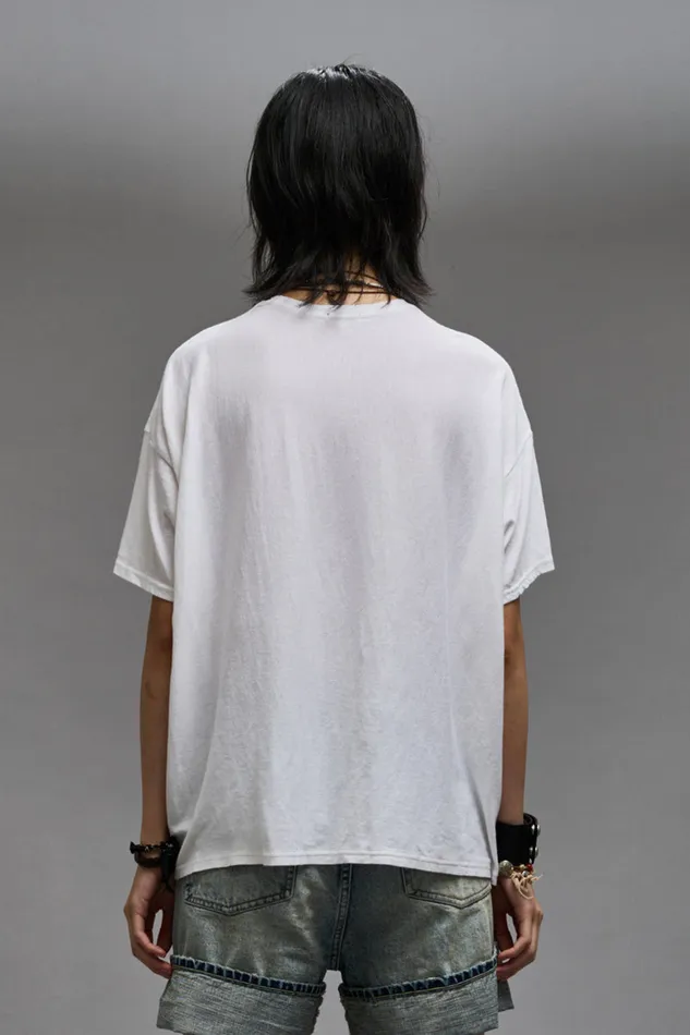 Women TShirts R13 R13 Brooklyn Relaxed T 8211 Ecru