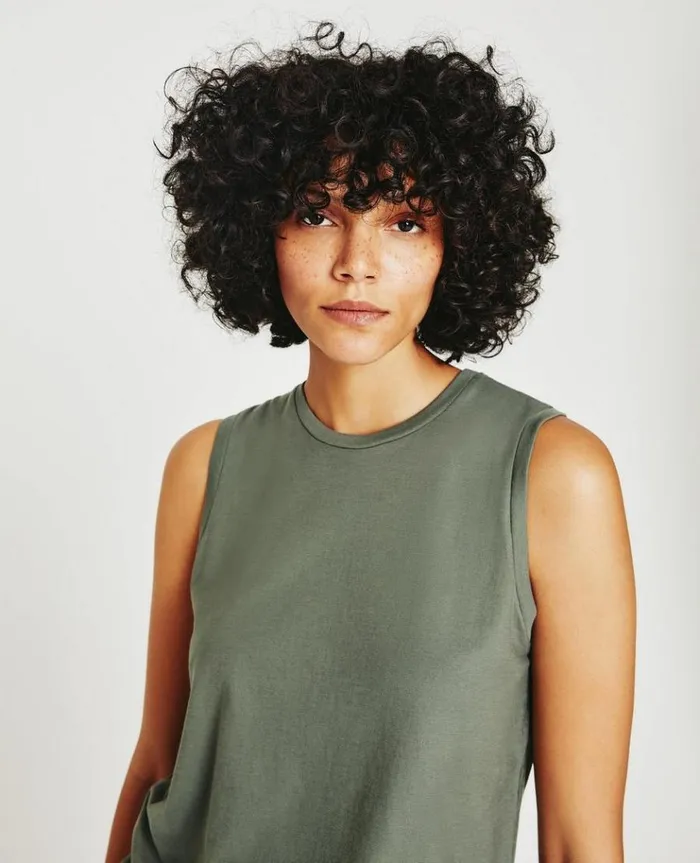 Women Tees and Tanks AG Jeans Jagger Muscle Tank Hunter Sage Women Tees and Tanks AG Jeans Jagger Muscle Tank Hunter Sage