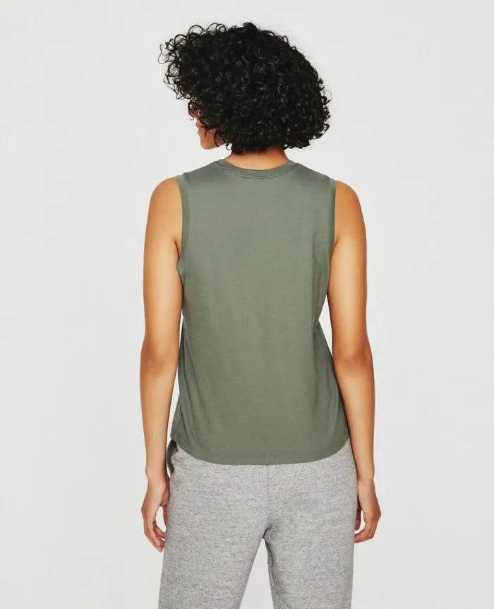 Women Tees and Tanks AG Jeans Jagger Muscle Tank Hunter Sage Women Tees and Tanks AG Jeans Jagger Muscle Tank Hunter Sage