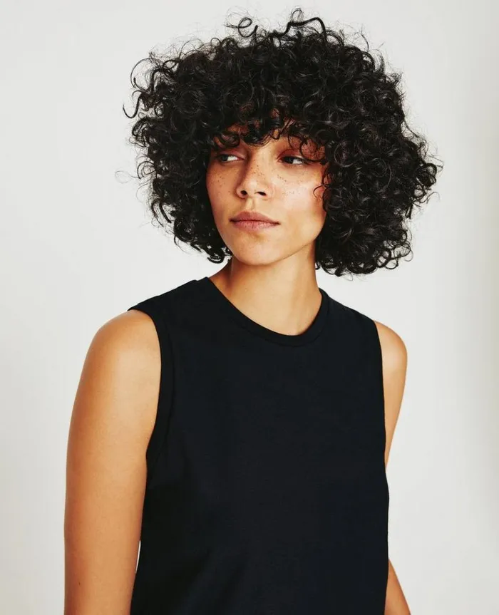 Women Tees and Tanks AG Jeans Jagger Muscle Tank True Black Women Tees and Tanks AG Jeans Jagger Muscle Tank True Black
