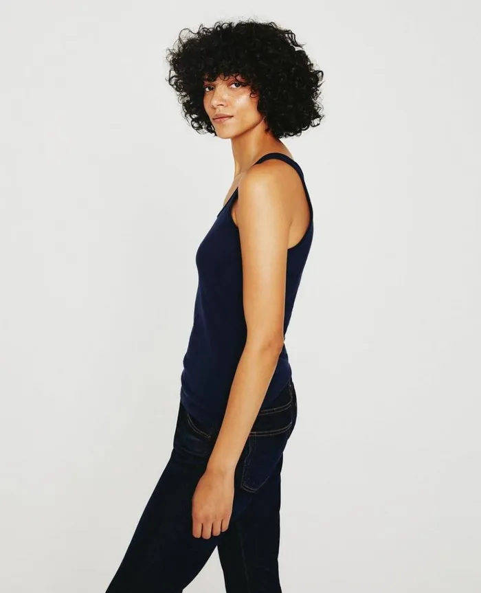 Women Tees and Tanks AG Jeans Jagger Tank Deep Navy Women Tees and Tanks AG Jeans Jagger Tank Deep Navy