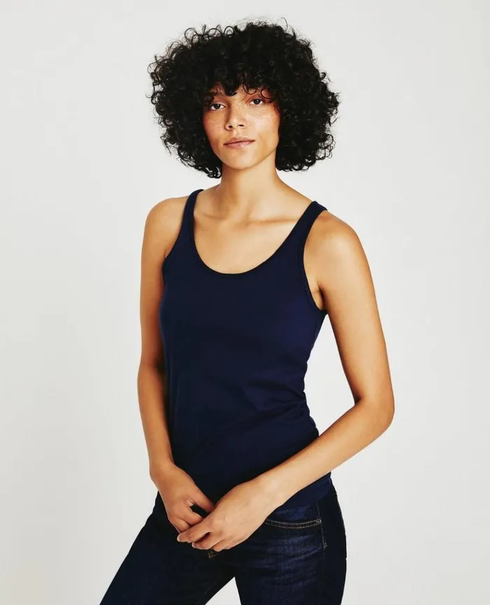 Women Tees and Tanks AG Jeans Jagger Tank Deep Navy Women Tees and Tanks AG Jeans Jagger Tank Deep Navy