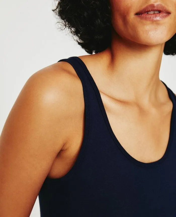 Women Tees and Tanks AG Jeans Jagger Tank Deep Navy Women Tees and Tanks AG Jeans Jagger Tank Deep Navy