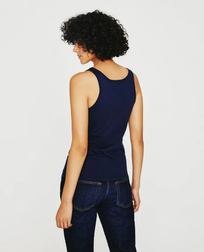 Women Tees and Tanks AG Jeans Jagger Tank Deep Navy Women Tees and Tanks AG Jeans Jagger Tank Deep Navy