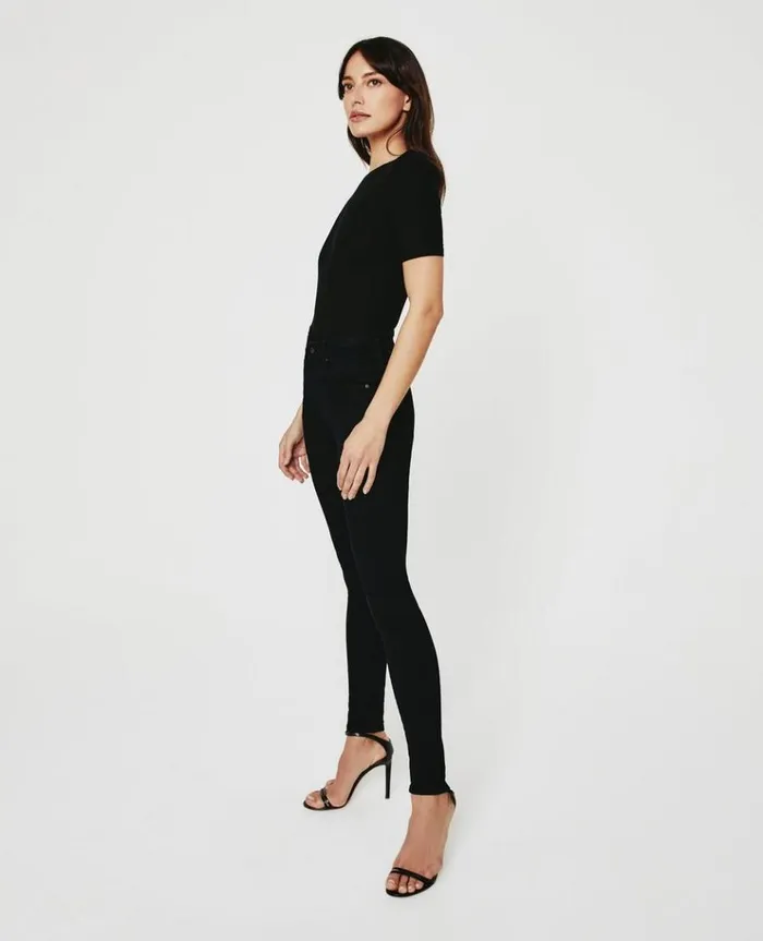 Women Tees and Tanks AG Jeans Jane SS Crew True Black Women Tees and Tanks AG Jeans Jane SS Crew True Black