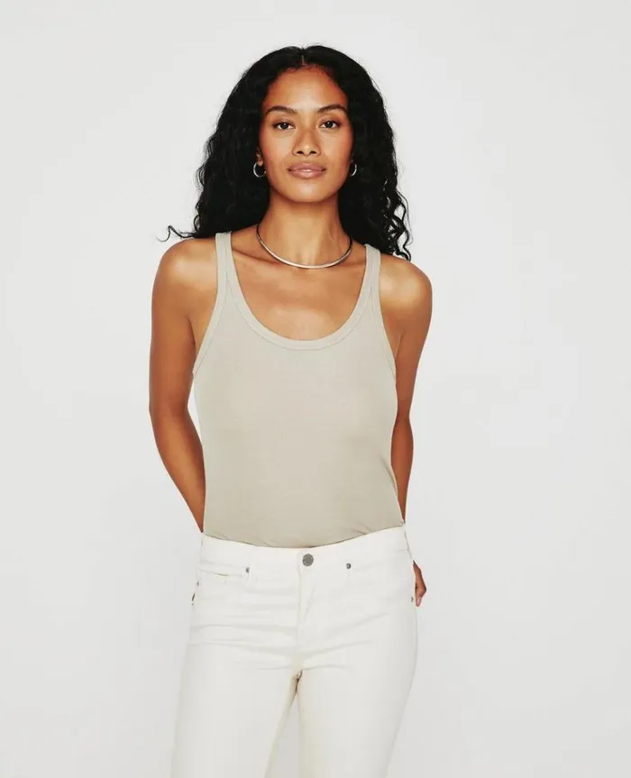 Women Tees and Tanks AG Jeans Jaxon Tank Dry Dust