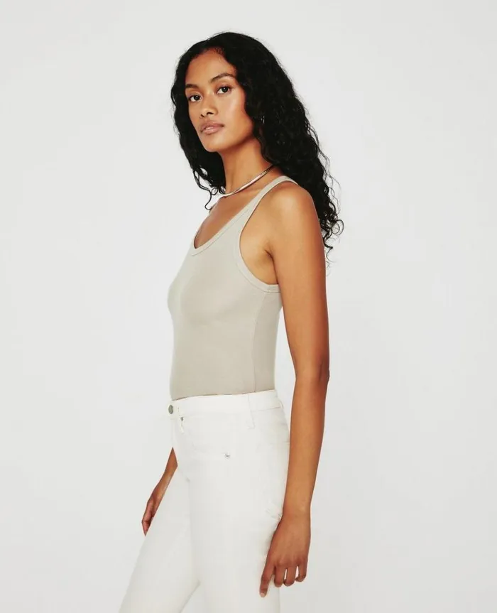 Women Tees and Tanks AG Jeans Jaxon Tank Dry Dust Women Tees and Tanks AG Jeans Jaxon Tank Dry Dust