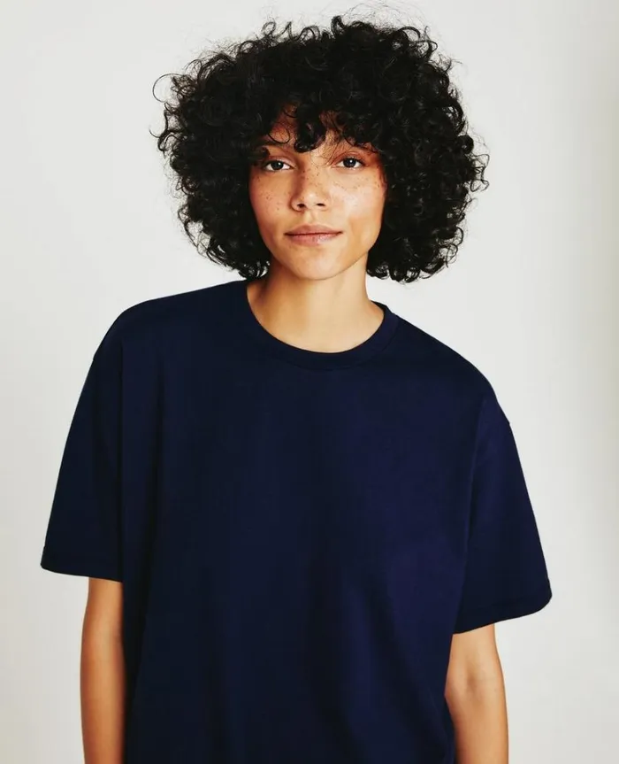 Women Tees and Tanks AG Jeans Karter ExBoyfriend Deep Navy Women Tees and Tanks AG Jeans Karter ExBoyfriend Deep Navy