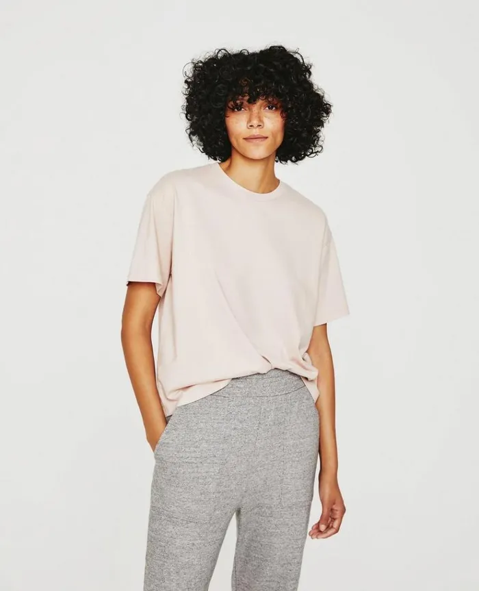 Women Tees and Tanks AG Jeans Karter ExBoyfriend Vintage Pink Women Tees and Tanks AG Jeans Karter ExBoyfriend Vintage Pink