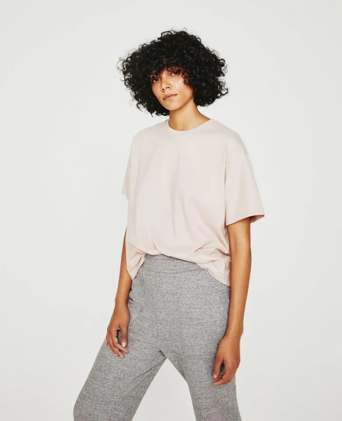 Women Tees and Tanks AG Jeans Karter ExBoyfriend Vintage Pink Women Tees and Tanks AG Jeans Karter ExBoyfriend Vintage Pink