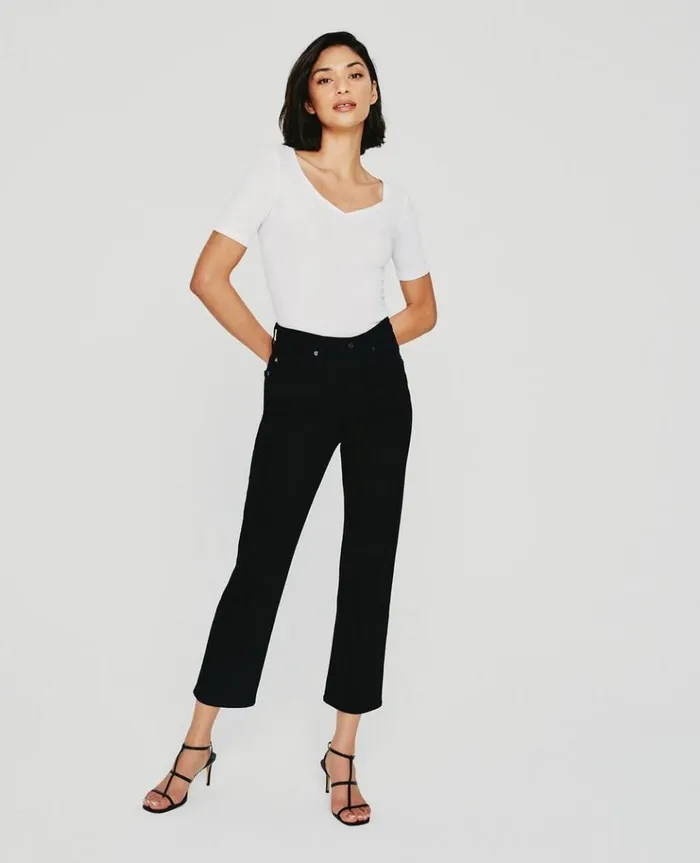Women Tees and Tanks AG Jeans Marilyn SS VNeck Tee True White Women Tees and Tanks AG Jeans Marilyn SS VNeck Tee True White