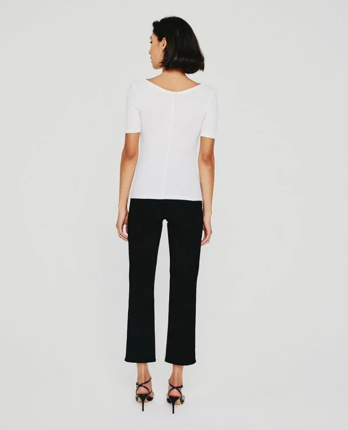 Women Tees and Tanks AG Jeans Marilyn SS VNeck Tee True White Women Tees and Tanks AG Jeans Marilyn SS VNeck Tee True White