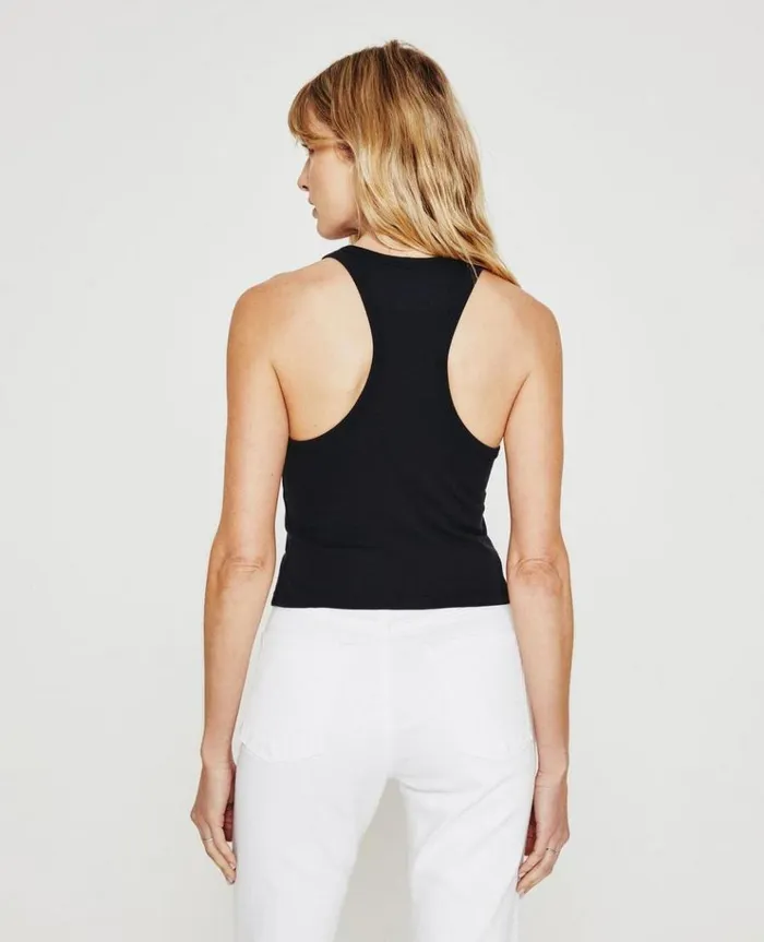 Women Tees and Tanks AG Jeans Olive Tank ExBlack Women Tees and Tanks AG Jeans Olive Tank ExBlack