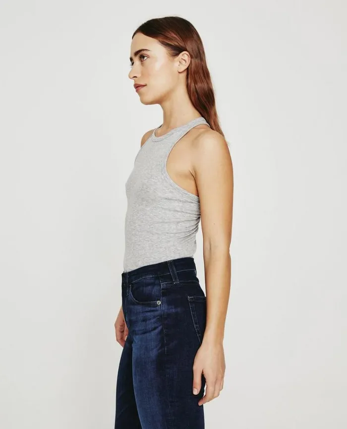 Women Tees and Tanks AG Jeans Orso Tank Heather Grey Women Tees and Tanks AG Jeans Orso Tank Heather Grey