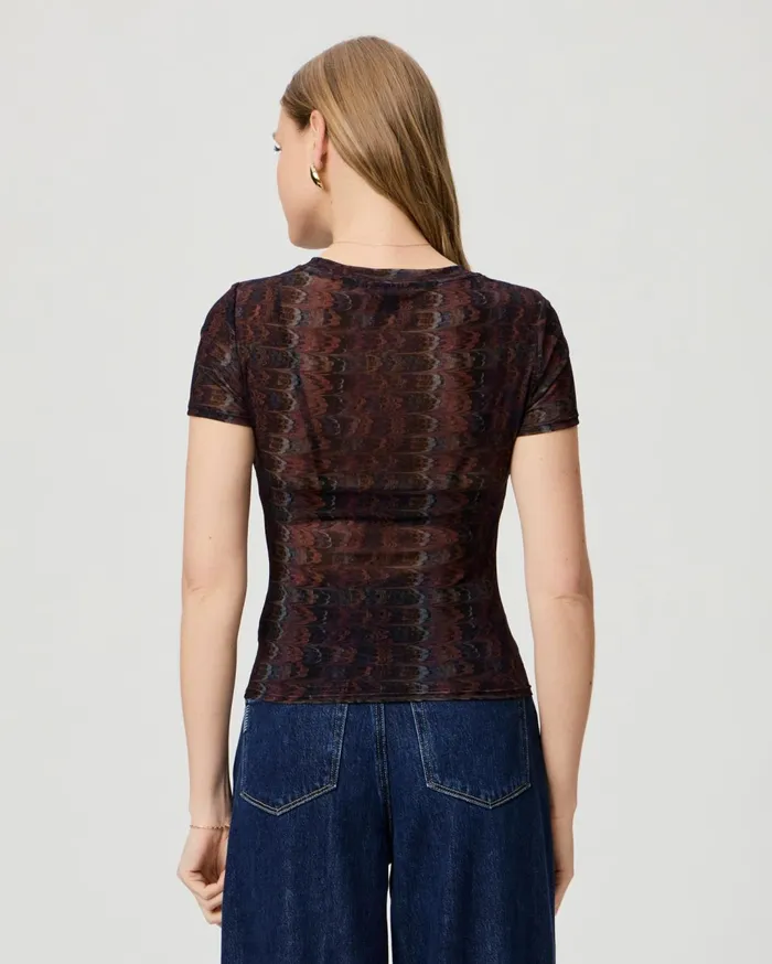 Women Tees and Tanks PAIGE Exclusive Fiora Tee 8211 Navy Multi Women Tees and Tanks PAIGE Exclusive Fiora Tee 8211 Navy Multi