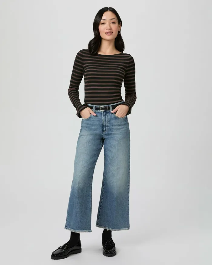Women Tees and Tanks PAIGE Lucina Top 8211 Black Multi Women Tees and Tanks PAIGE Lucina Top 8211 Black Multi