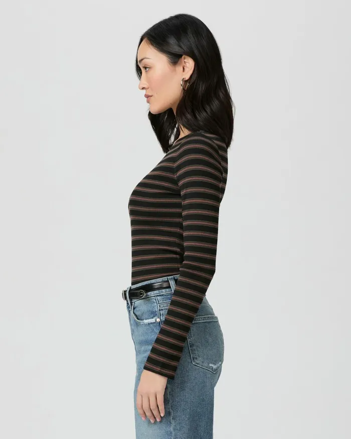 Women Tees and Tanks PAIGE Lucina Top 8211 Black Multi Women Tees and Tanks PAIGE Lucina Top 8211 Black Multi