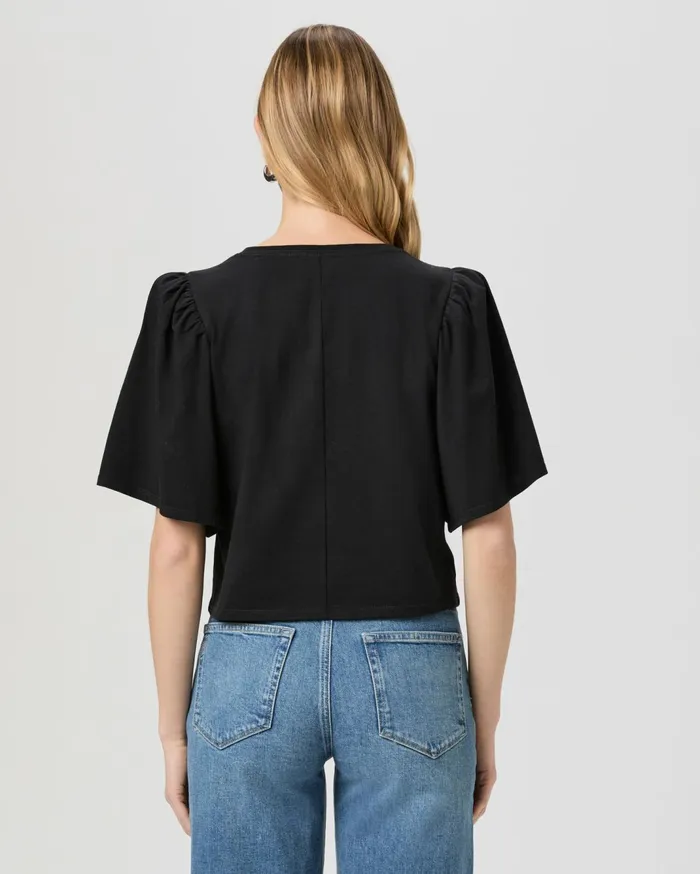 Women Tees and Tanks PAIGE Sigrid Tee 8211 Black Women Tees and Tanks PAIGE Sigrid Tee 8211 Black