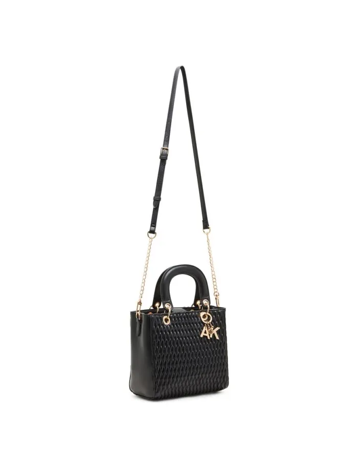 Women Top Handle Satchel Black Anne Klein Crossbody Bags