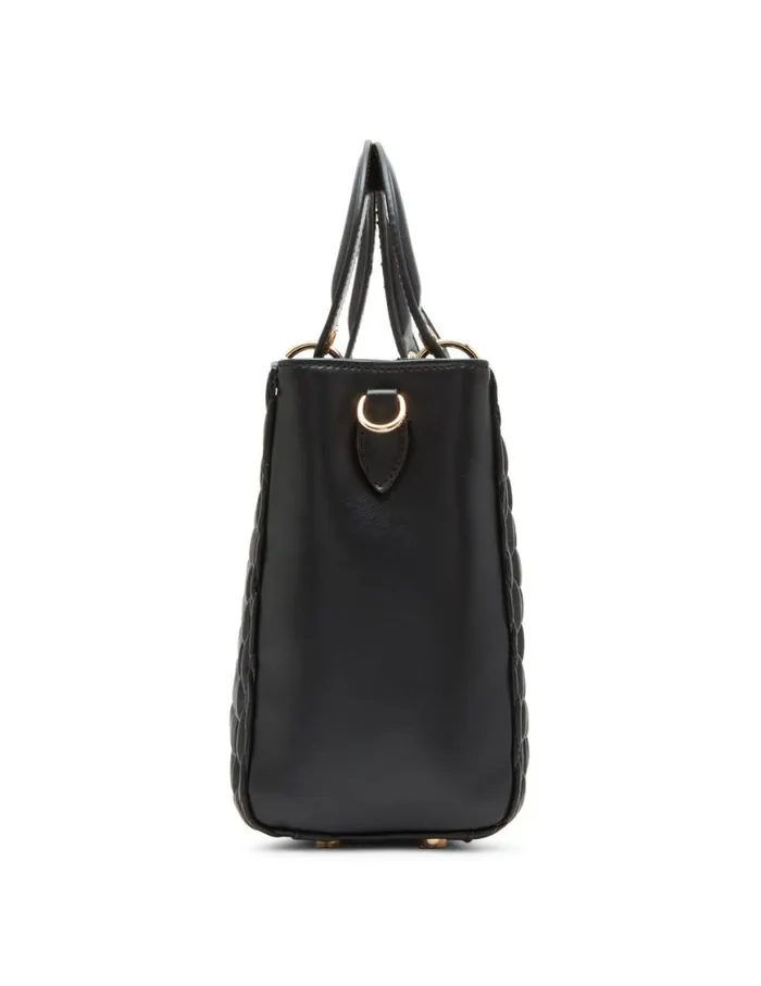 Women Top Handle Satchel Black Anne Klein Crossbody Bags
