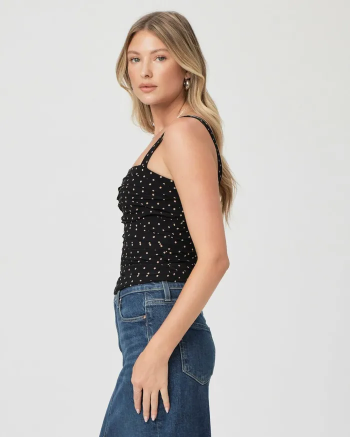 Women Tops and Blouses PAIGE Bergamot Cami 8211 BlackCafe Women Tops and Blouses PAIGE Bergamot Cami 8211 BlackCafe