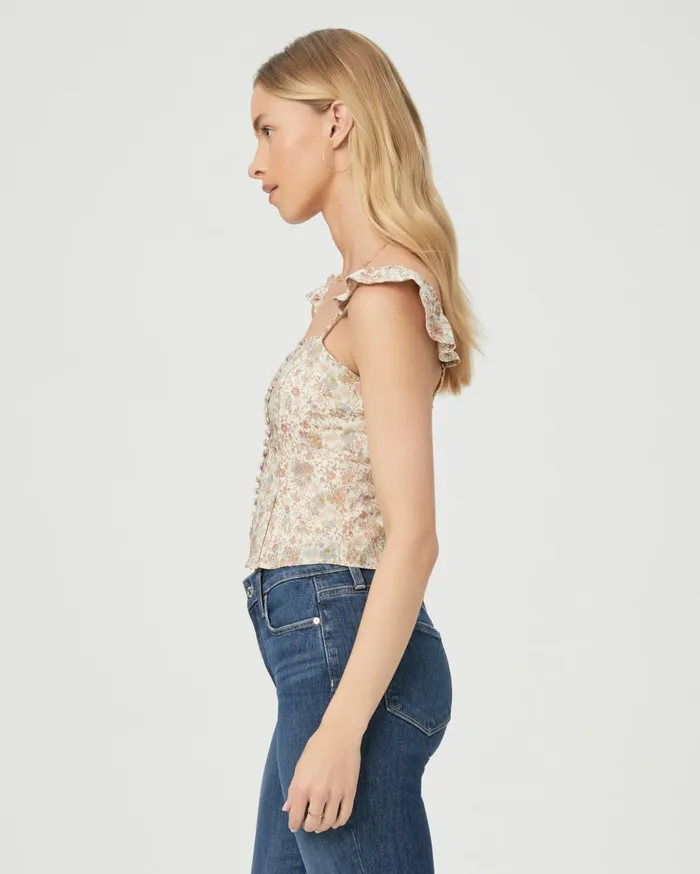Women Tops and Blouses PAIGE Luce Top 8211 Ivory Multi Women Tops and Blouses PAIGE Luce Top 8211 Ivory Multi