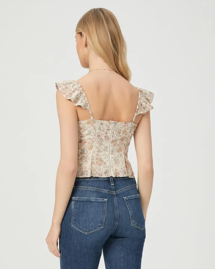 Women Tops and Blouses PAIGE Luce Top 8211 Ivory Multi Women Tops and Blouses PAIGE Luce Top 8211 Ivory Multi