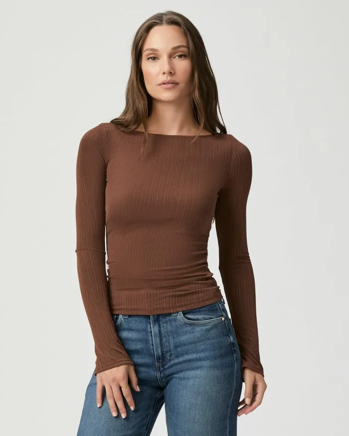 Women Tops and Blouses PAIGE Lucina Top 8211 Landslide