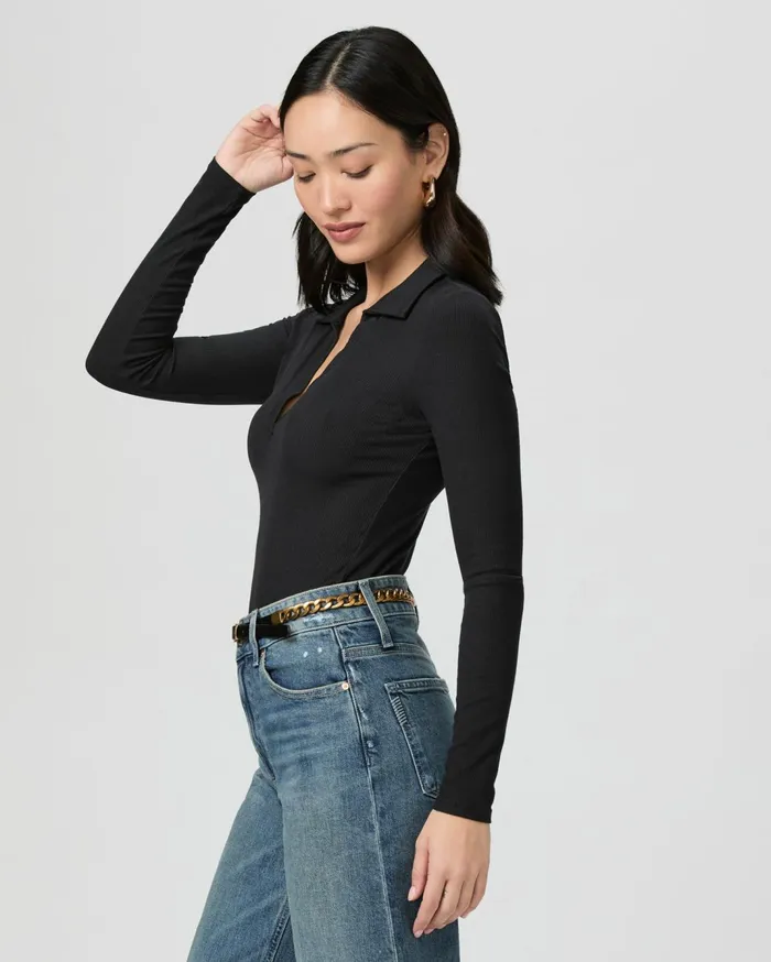 Women Tops and Blouses PAIGE Silene Top 8211 Black Women Tops and Blouses PAIGE Silene Top 8211 Black