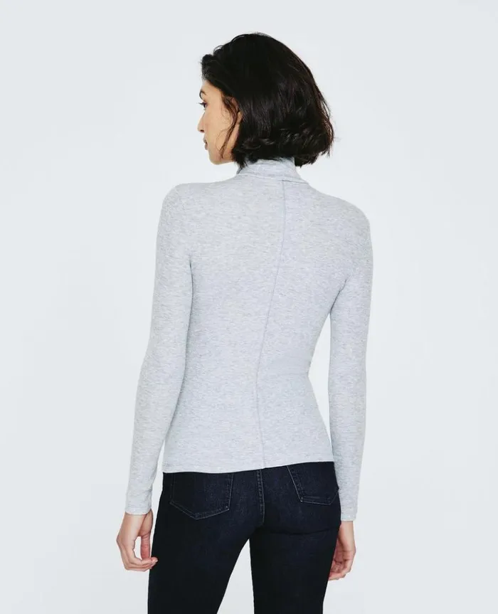Women Tops and Shirts AG Jeans Edie LS Turtleneck Heather Grey Women Tops and Shirts AG Jeans Edie LS Turtleneck Heather Grey