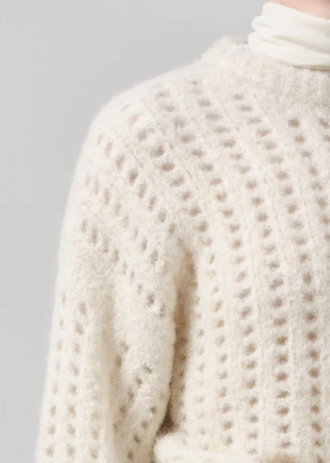 Women Tops Citizens Of Humanity Ailani Crewneck Sweater Cream