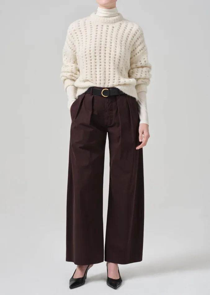 Women Tops Citizens Of Humanity Ailani Crewneck Sweater Cream