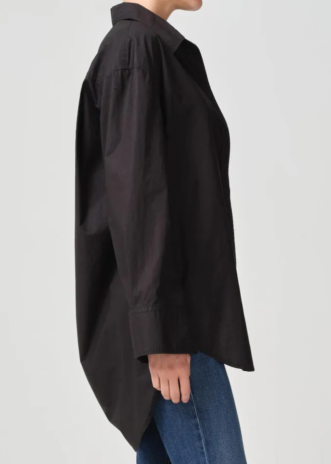 Women Tops Citizens Of Humanity Cocoon Shirt Black