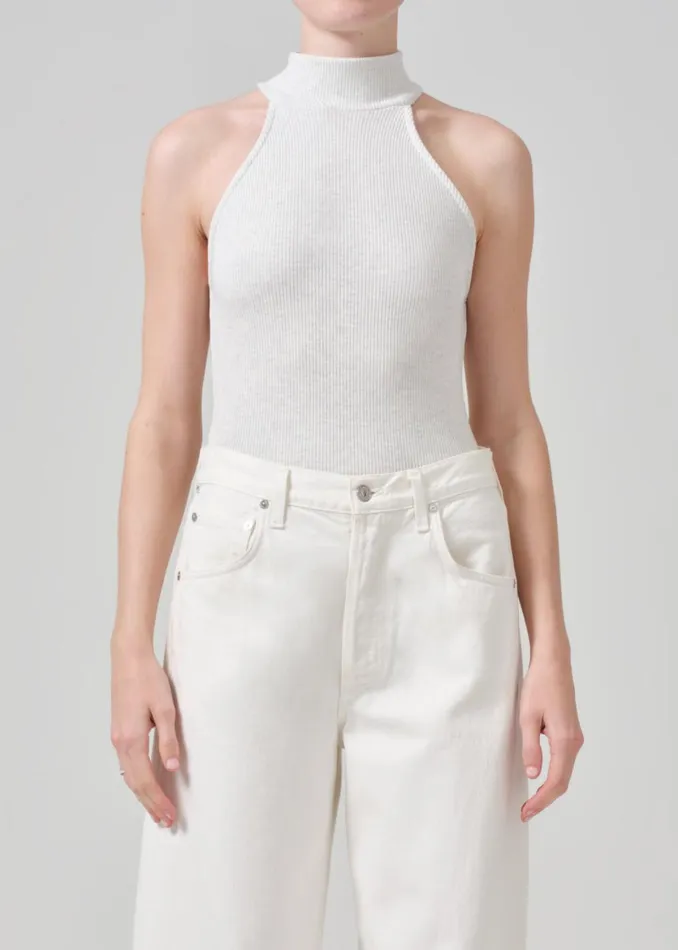 Women Tops Citizens Of Humanity Dani Sleeveless Mock Neck Pashmina