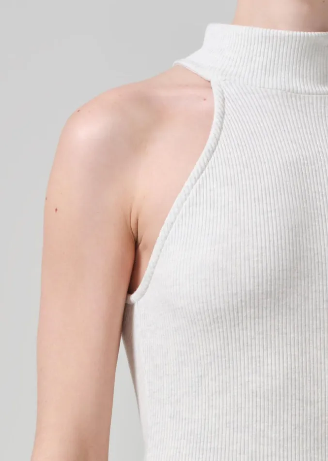 Women Tops Citizens Of Humanity Dani Sleeveless Mock Neck Pashmina