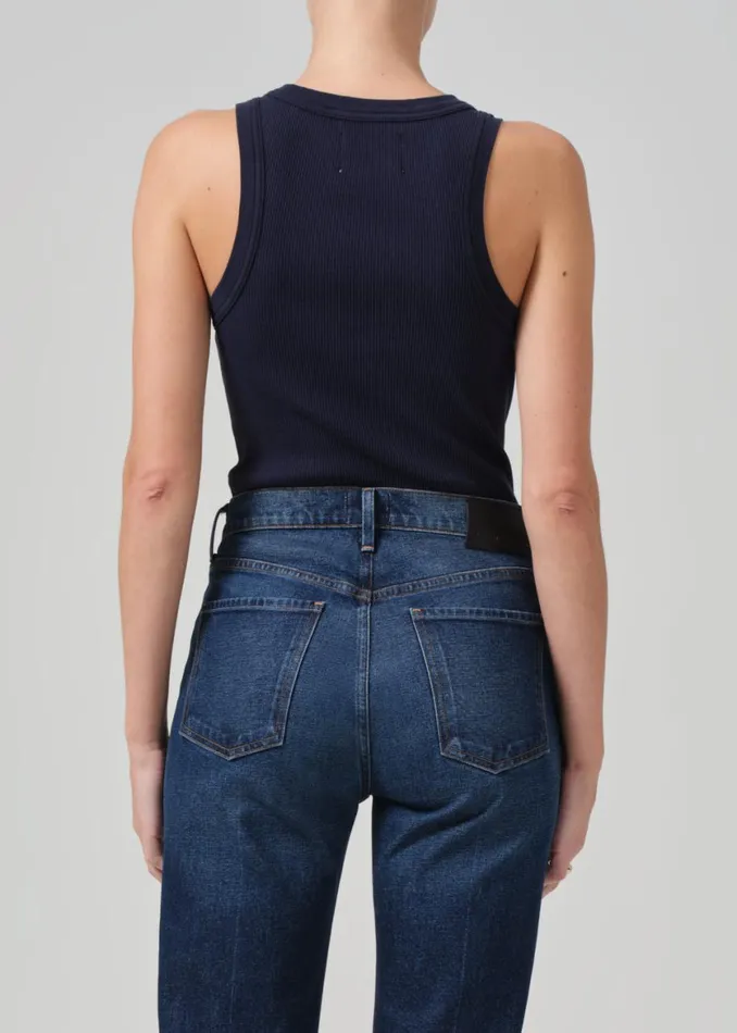 Women Tops Citizens Of Humanity Isabel Rib Tank Navy