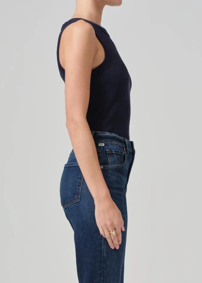 Women Tops Citizens Of Humanity Isabel Rib Tank Navy