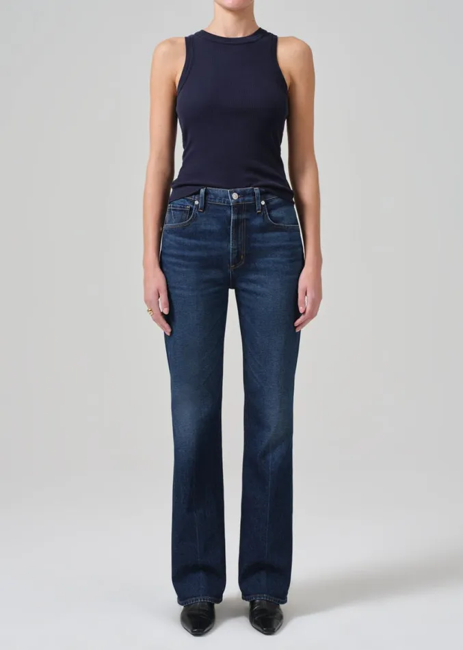 Women Tops Citizens Of Humanity Isabel Rib Tank Navy