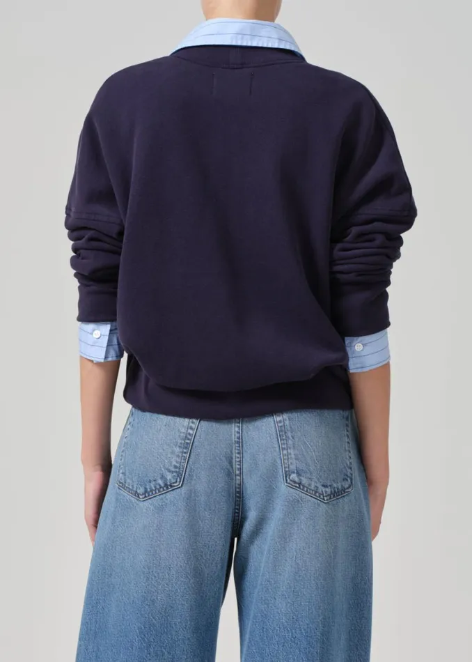 Women Tops Citizens Of Humanity Ronan V Neck Navy
