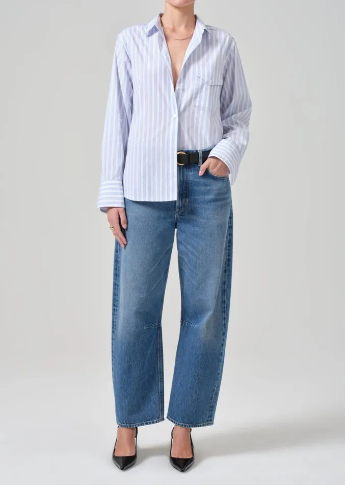 Women Tops Citizens Of Humanity Shay Shirt French Stripe