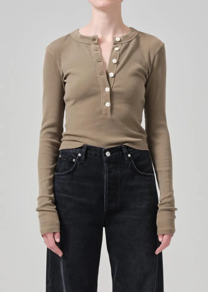 Women Tops Citizens Of Humanity Varra Henley Ambra