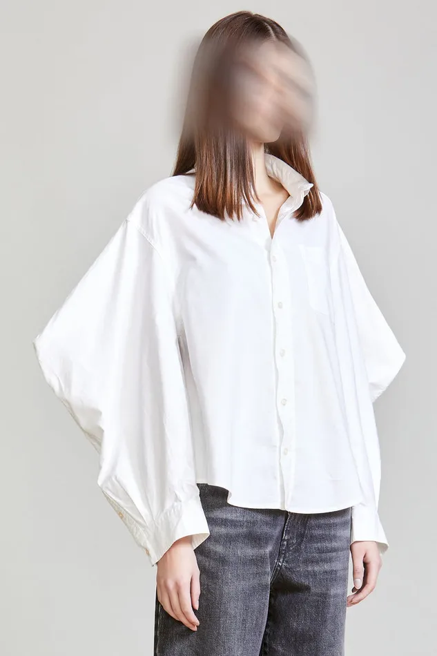 Women Tops R13 Ziggy Button Down 8211 White