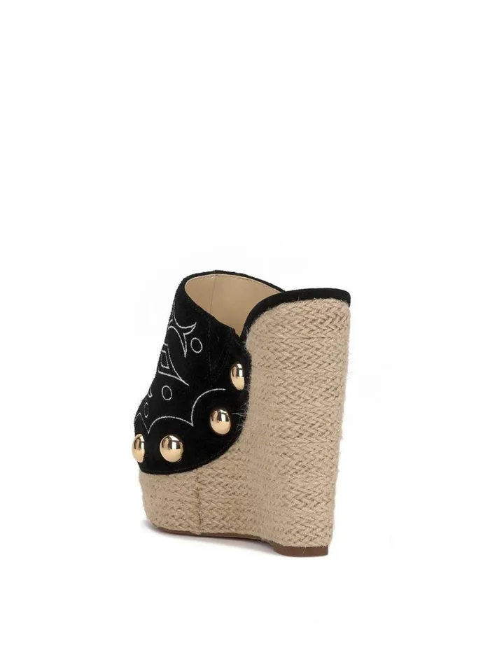 Women Vadim Espadrille Wedge In Black Jessica Simpson Platforms