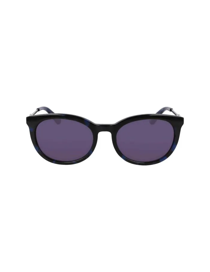Women Vintage Rounded Rectangle Sunglasses Grey Marble Anne Klein Sunglasses